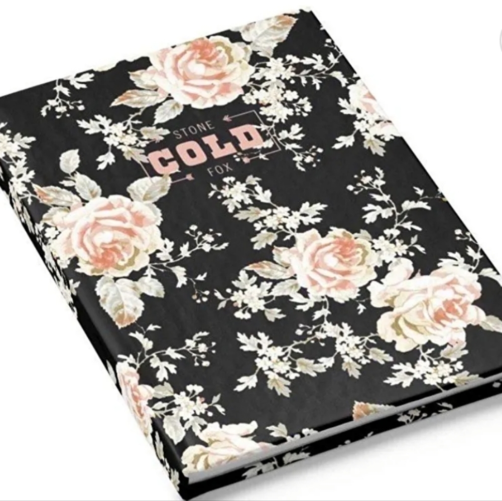 2/$35! Stone Cold Fox Hardcover Floral Notebook